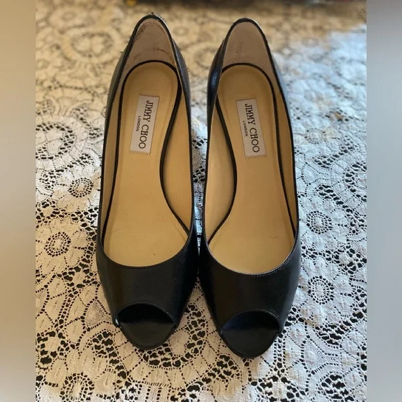 💥Jimmy Choo Peep Toe Heels💥 - Picture 1 of 8